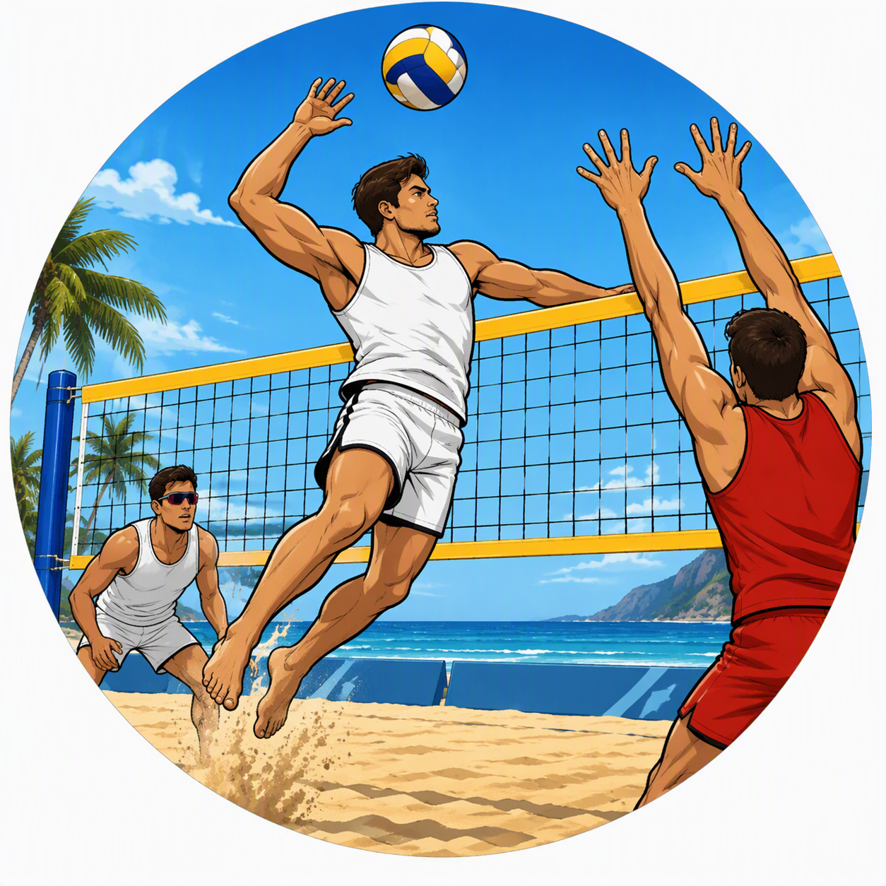 Grid Beach Volleyball